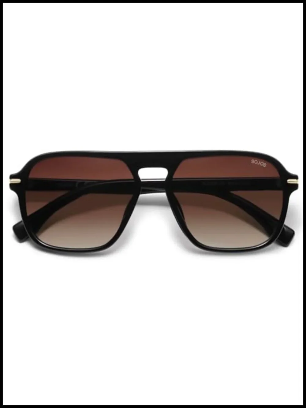 Retro Aviator Polarized Sunglasses Square Pilot Shades UV400 TR90
